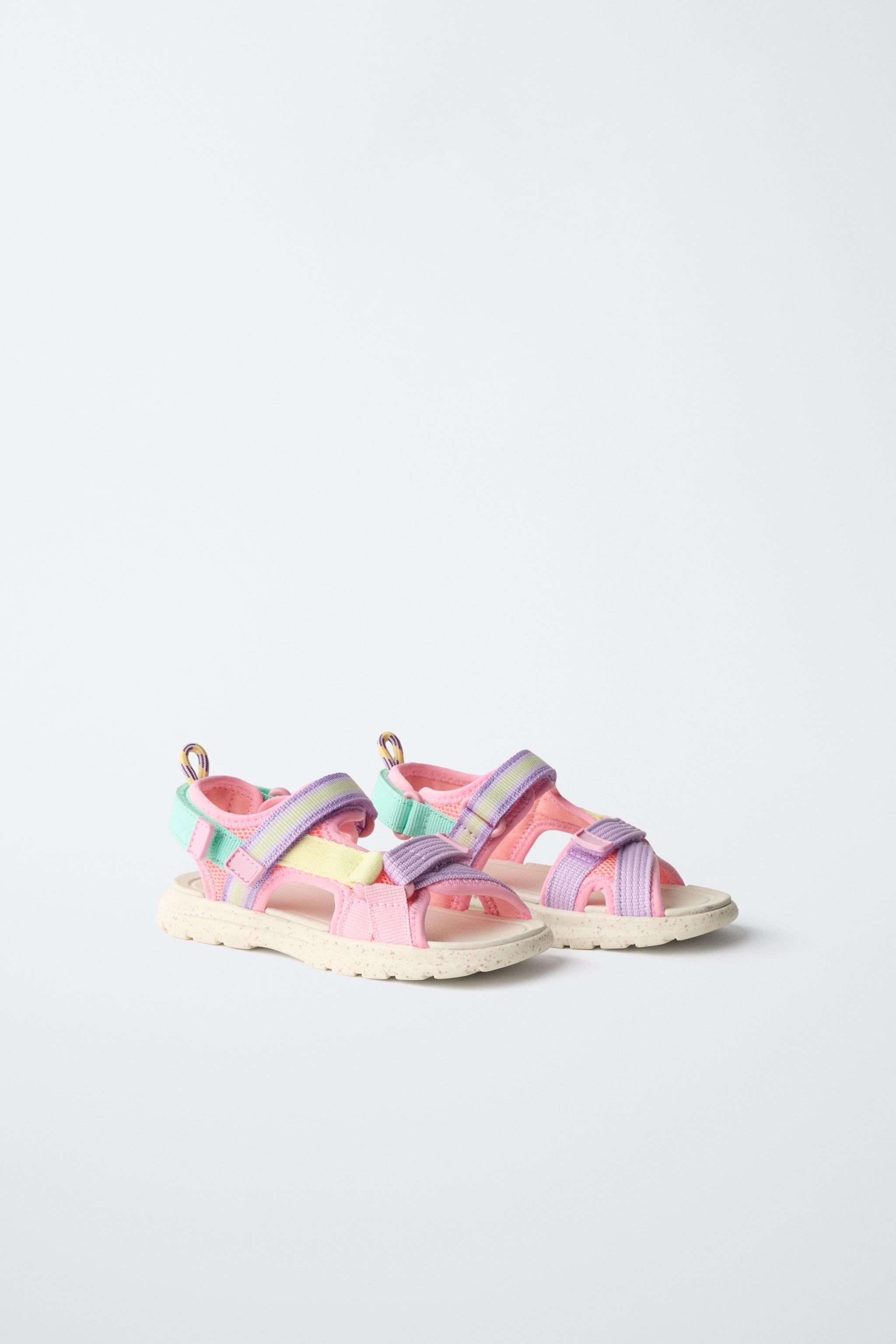 MULTICOLOR TECHNICAL SANDALS | Zara US