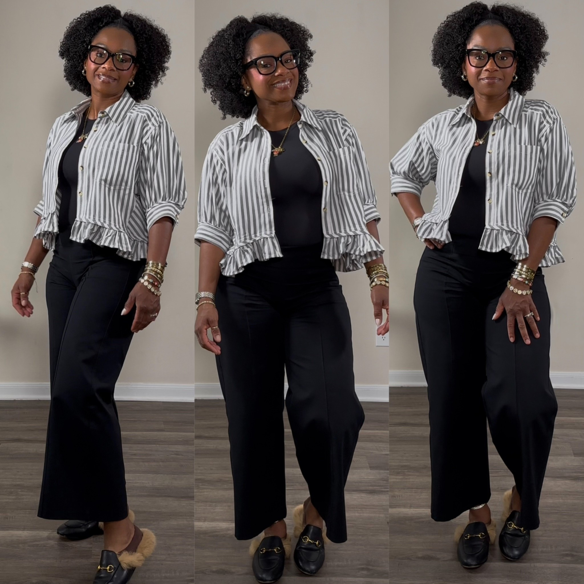 My style tip - I purchased these pants in petites to give them a cropped look. I also have them in the regular length too. 

#LTKWorkwear