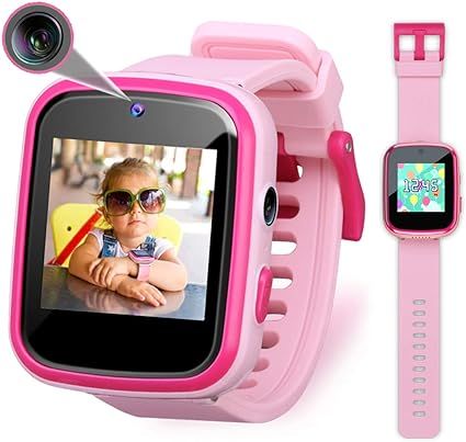 Vakzovy Kids Smart Watch Girls, Gifts for 3-10 Year Old Girls Dual Camera Touchscreen Smart Watch... | Amazon (US)