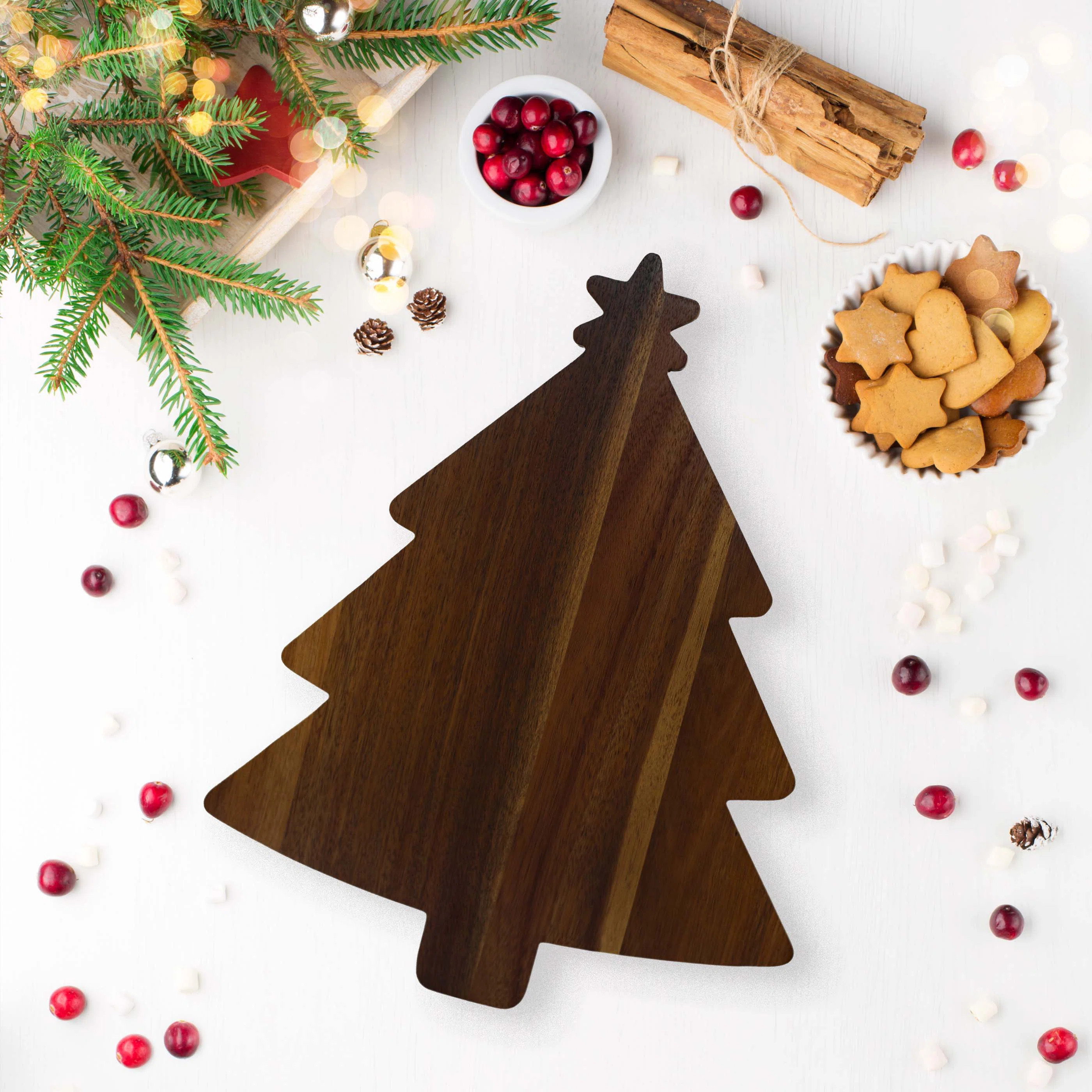 Creative Gifts International Holiday Tree Acacia Wood Board - 12.75" x 16" | Wayfair | Wayfair North America