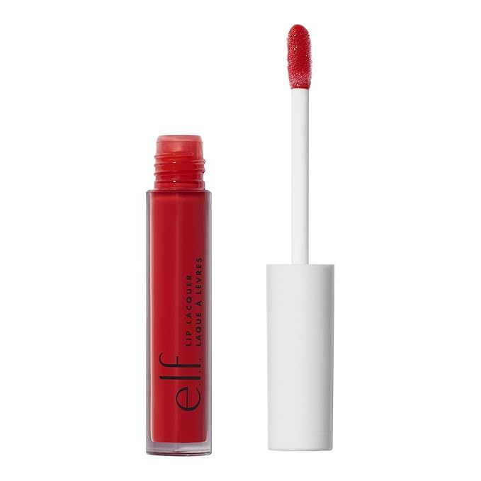 e.l.f. Lip Lacquer, Nourishing, Non-Sticky Ultra-Shine Lip Gloss With Sheer Color, Infused With V... | Amazon (US)