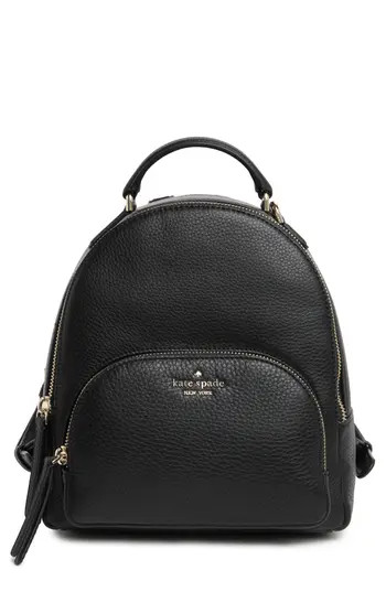 Kate Spade New York jackson medium leather backpack in Black at Nordstrom Rack | Nordstrom Rack