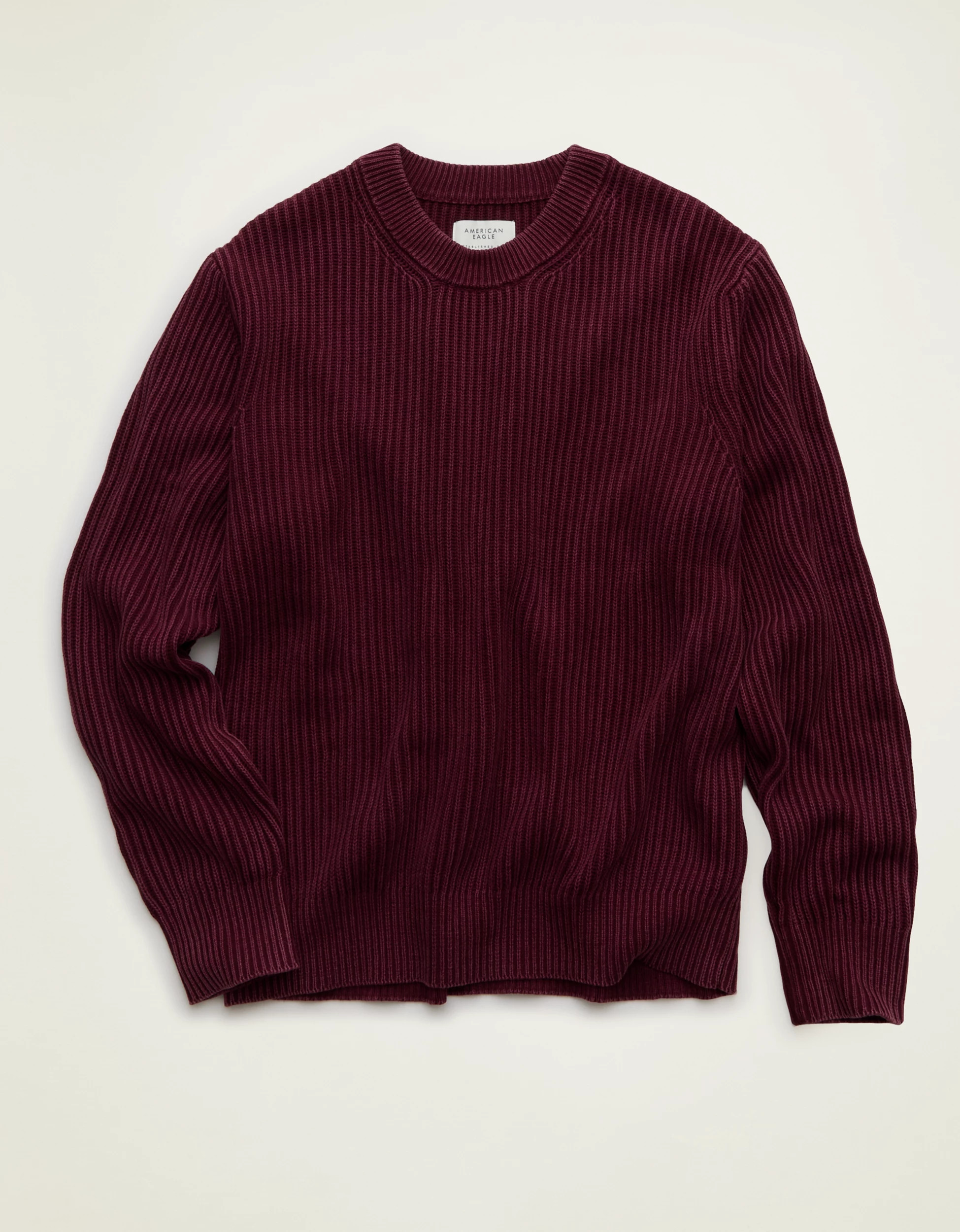 AE Fisherman Crew Neck Sweater | American Eagle Outfitters (US & CA)