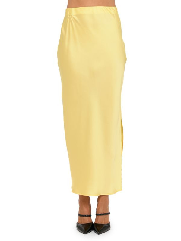 Satin Side Slit Maxi Skirt | Saks Fifth Avenue OFF 5TH