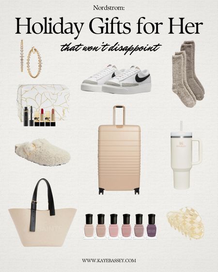 Nordstrom Holiday gifts for her, holiday gift guide for her
- jewelry 
- YSL makeup 
- Beis luggage 
- Stanley quencher

Christmas gift guide, gifts for her

#LTKHoliday #LTKHolidaySale #LTKGiftGuide