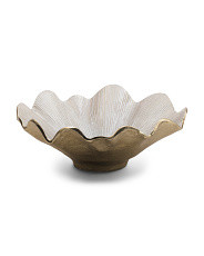 14in Metal Organic Decorative Bowl | Global Home | Marshalls | Marshalls