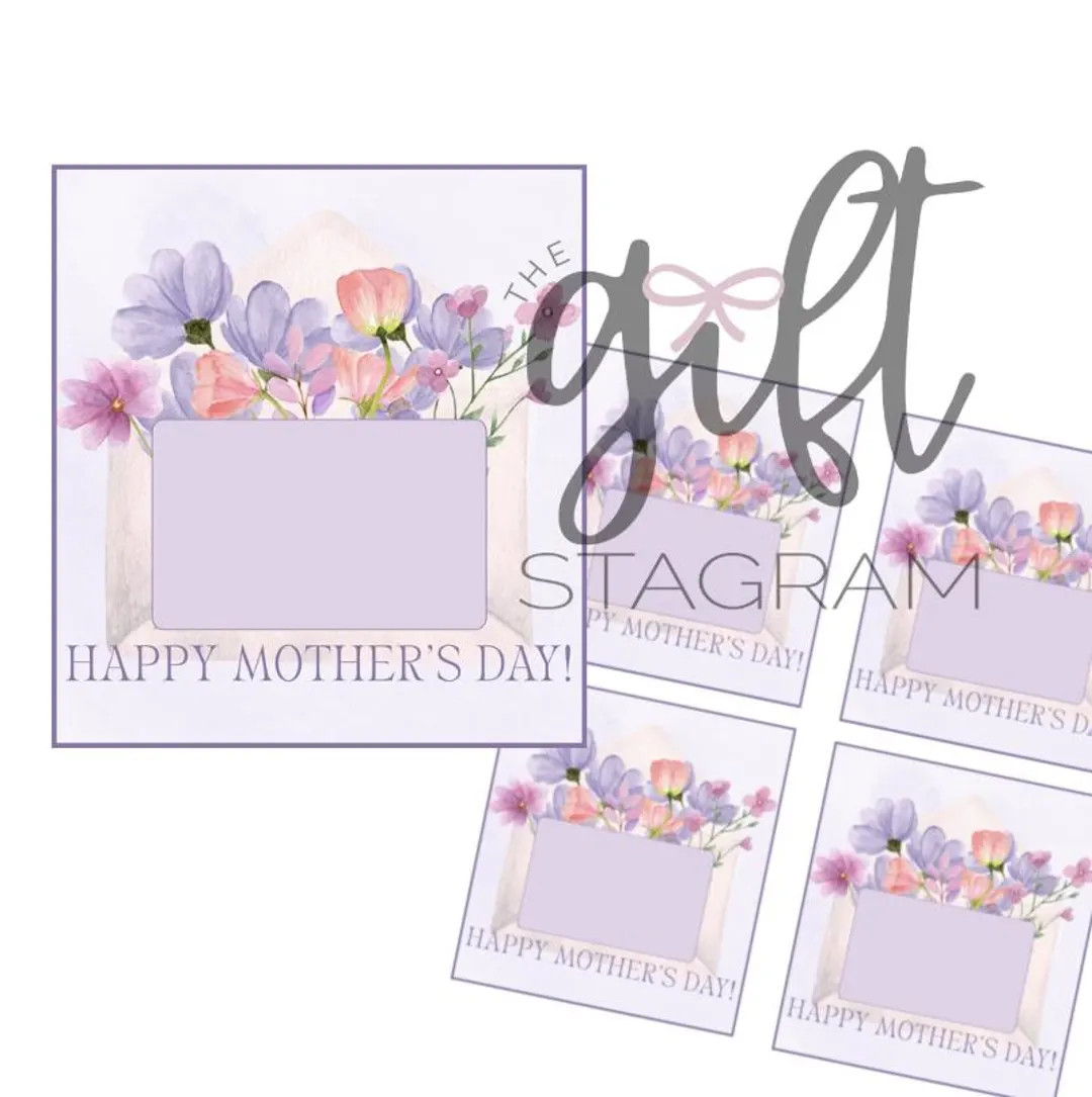 Happy Mother's Day! Gift Tag | Mother's Day Gift Card Tag | How to Gift A Giftcard | Mother's Day... | Etsy (US)