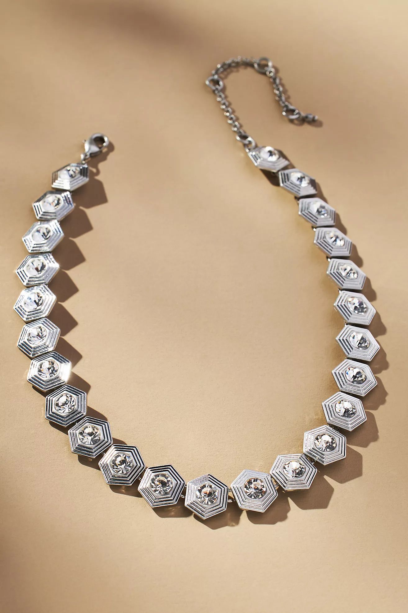 Crystal Hexagons Necklace | Anthropologie (US)