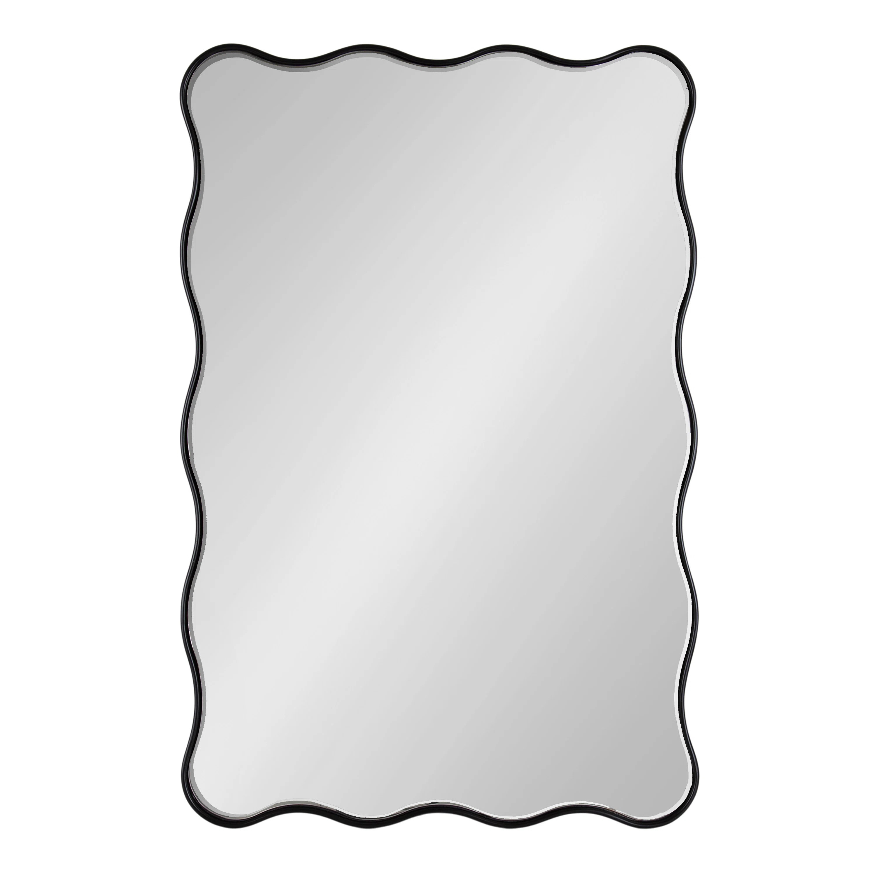 Scalloped Rectangle Bathroom Mirror | Wayfair North America