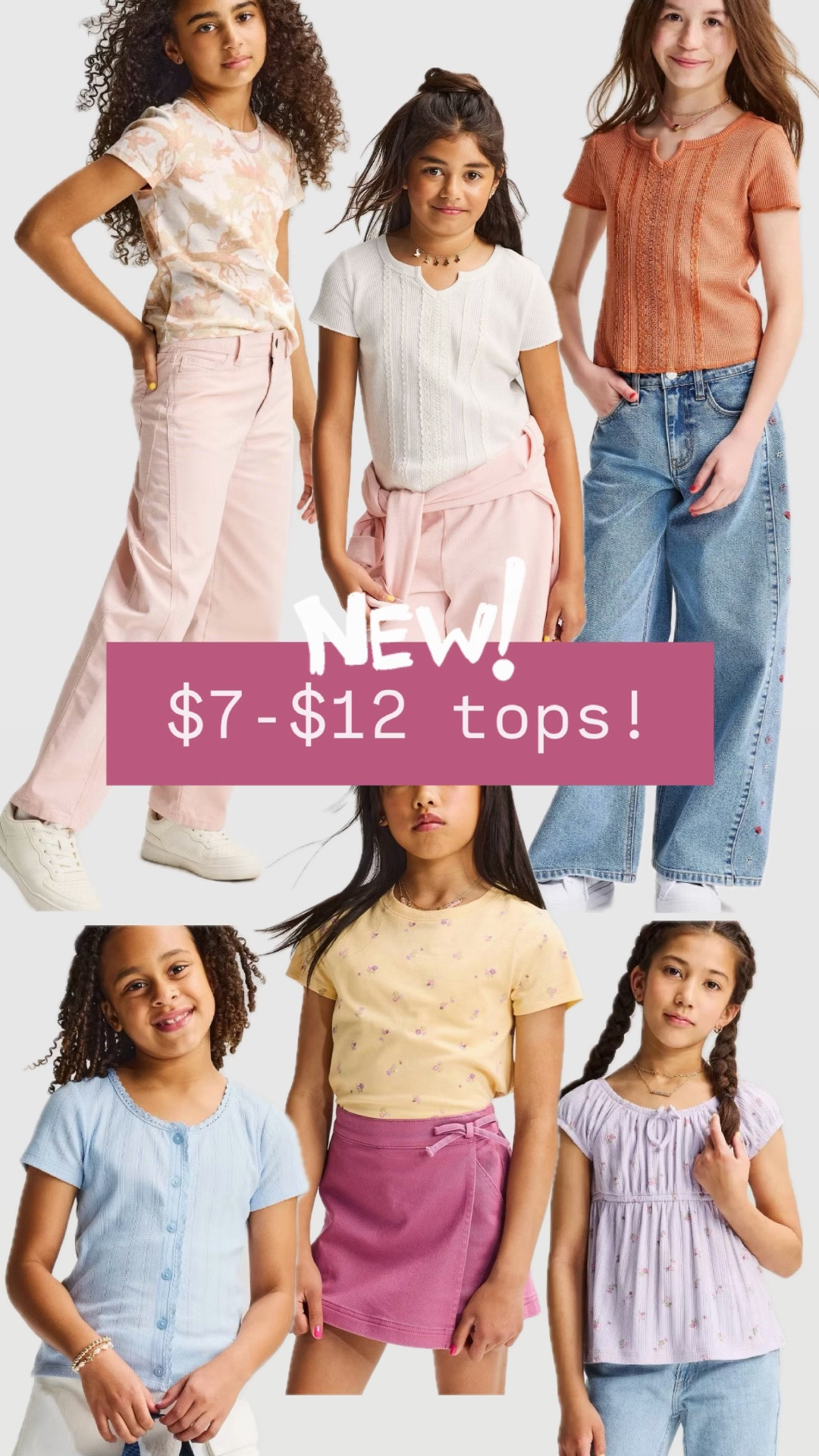 New tees for girls for summer fun or back-to-school style! Either way, your wallet thanks you- they’re only $7-$12!

#LTKmomlife #LTKootd #LTKKids