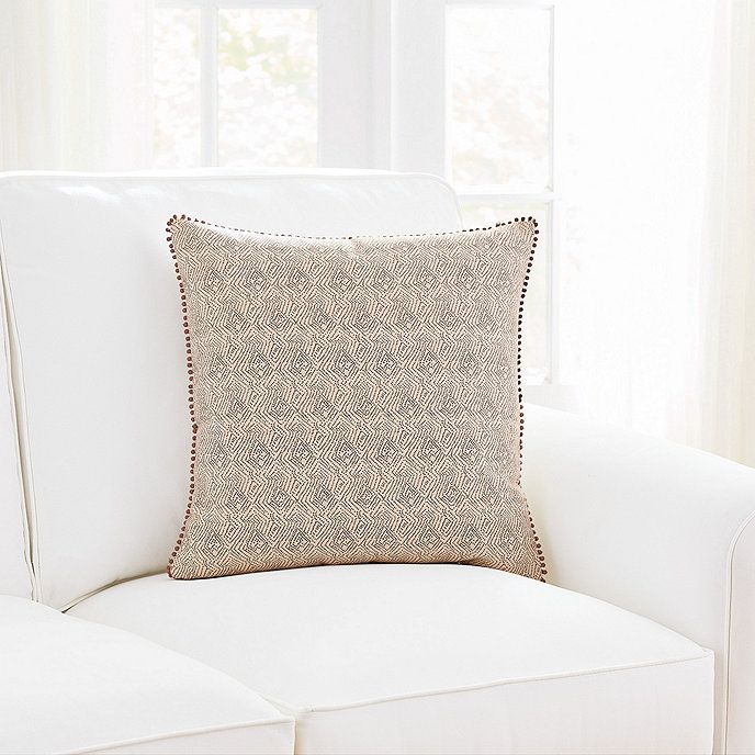 Maali Pom Pom Pillow Cover | Ballard Designs, Inc.