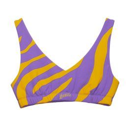 M&N x Melody Ehsani Puffer Bralette Los Angeles Lakers | Mitchell & Ness
