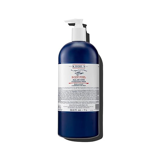 Kiehl's Body Fuel All-in-One Energizing Body Wash & Shampoo for Men, with Menthol, Caffeine, Vita... | Amazon (US)
