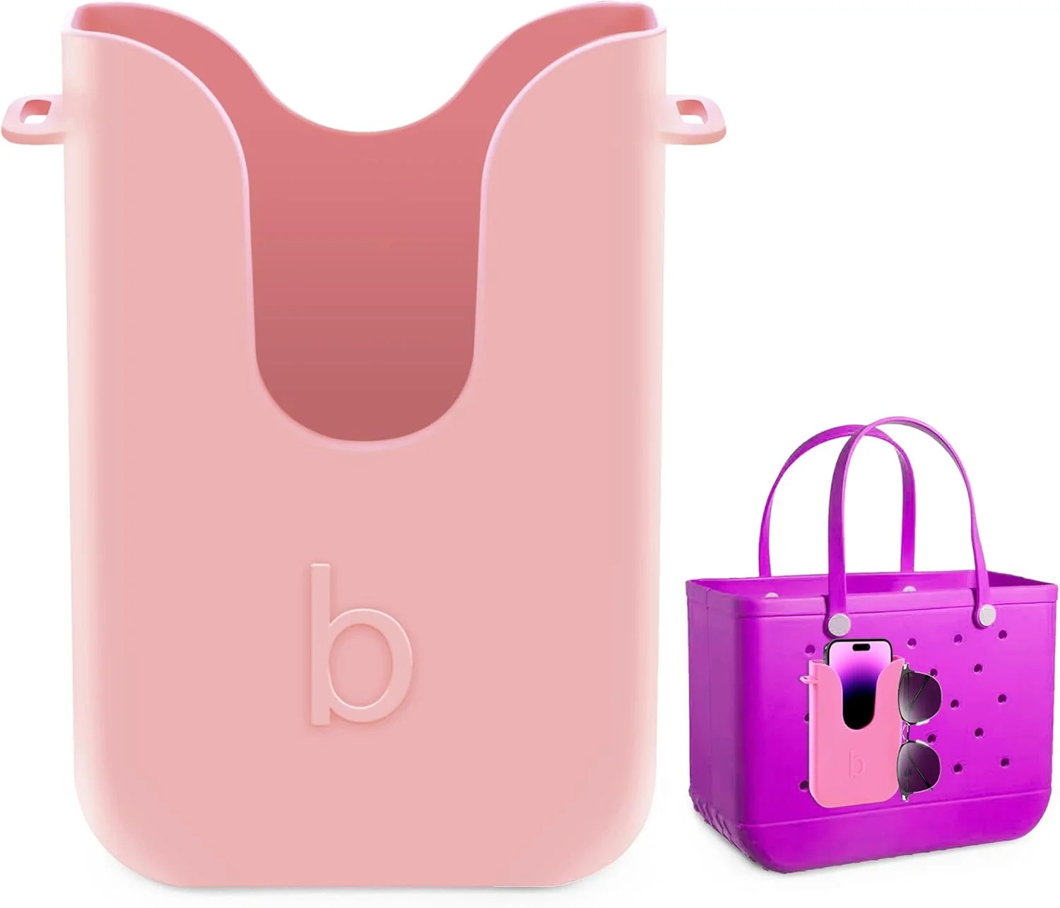 Silicone Phone Holder for Bogg Bags, Compatible Phone Case Attachment, Beach Tote Bag Accessory ... | Walmart (US)