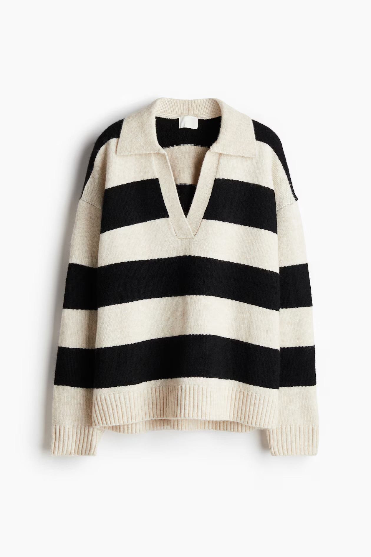 Fine-knit collared jumper | H&M (UK, MY, IN, SG, PH, TW, HK)