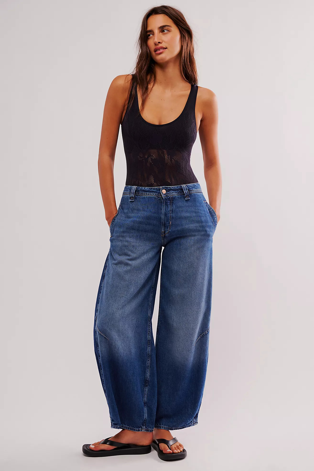 We The Free Kingston Baggy Barrel Jeans | Free People (Global - UK&FR Excluded)