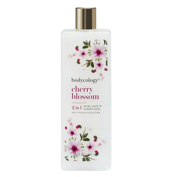 Bodycology 2in1 Body Wash & Bubble Bath, Cherry Blossom, 16 fl oz - Walmart.com | Walmart (US)