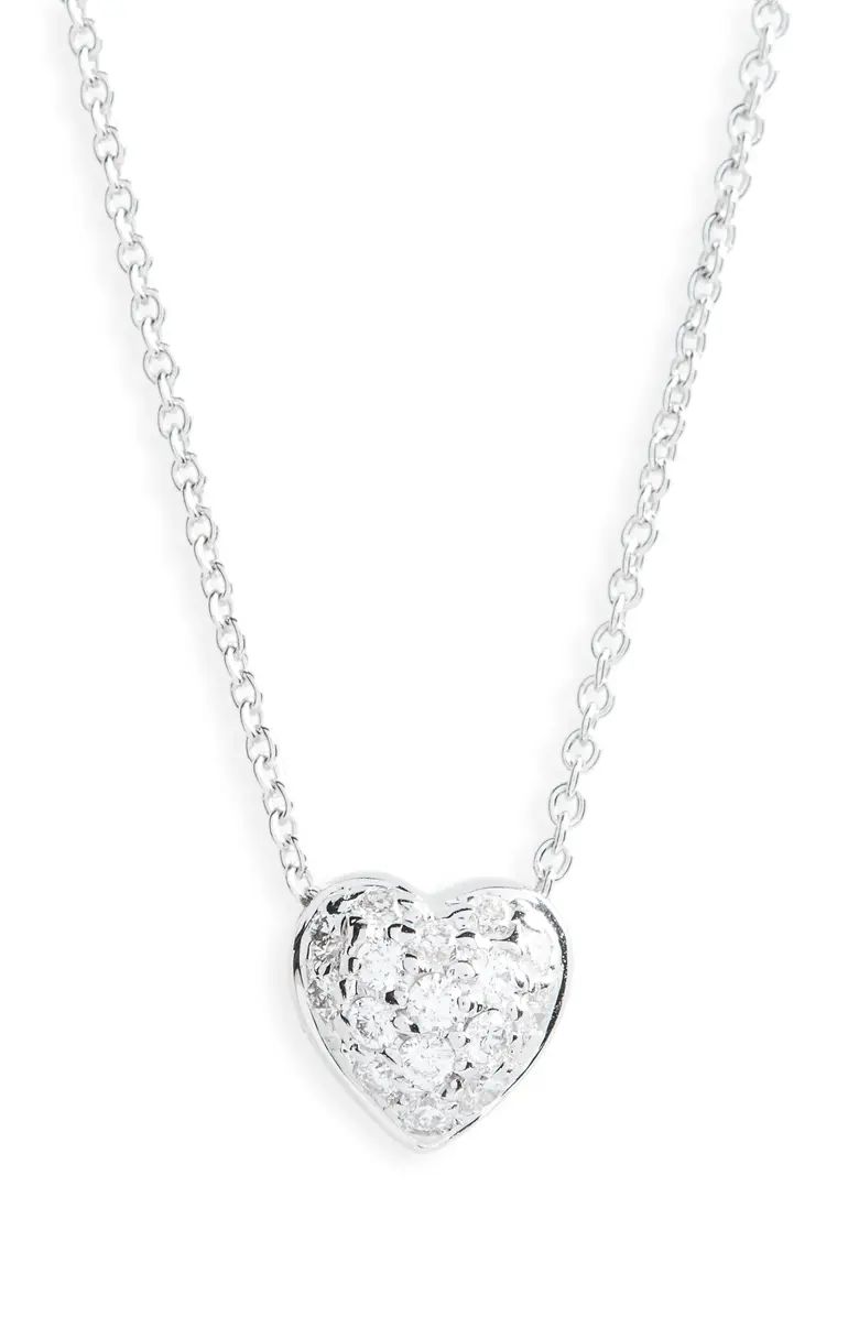 Pavé Heart Pendant Necklace | Nordstrom