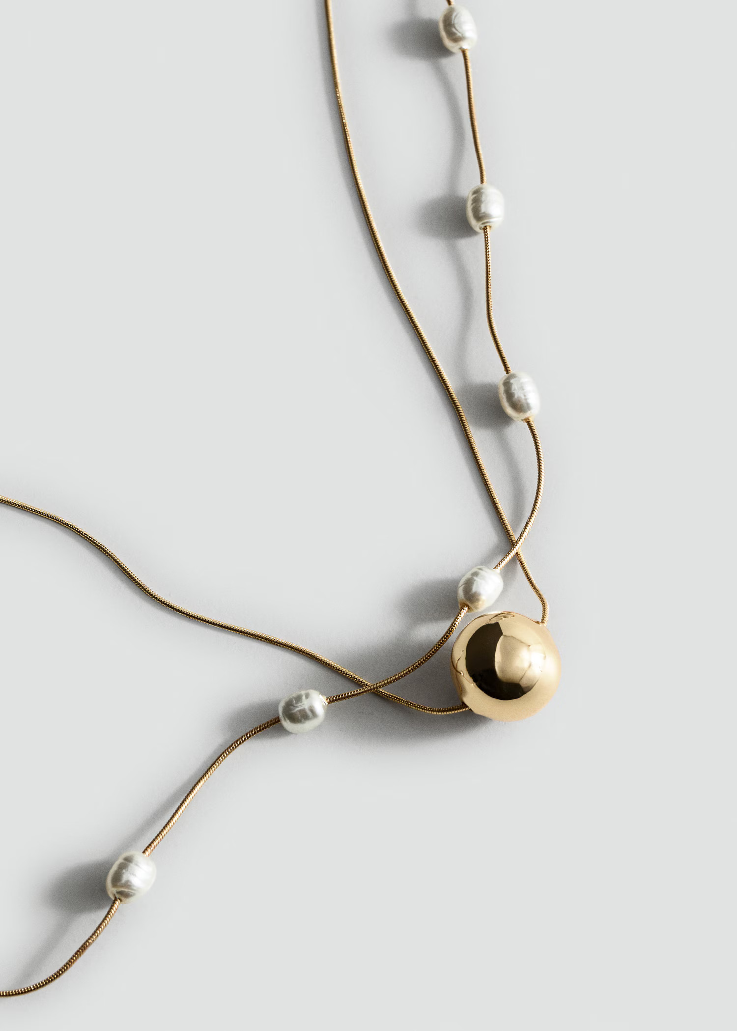 Mixed double necklace - Women | MANGO USA | Mango (US/MX/AU)