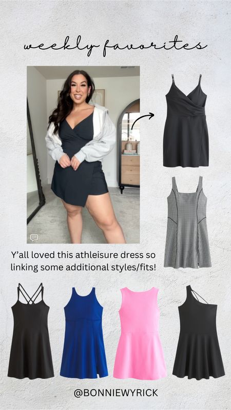 The BEST athleisure dresses for travel, errands, loungewear and beyond! Midsize Fashion | Travel Outfit | Airport Outfit | Tennis Dress | Golf Dress

#LTKtravel #LTKmidsize #LTKfitness