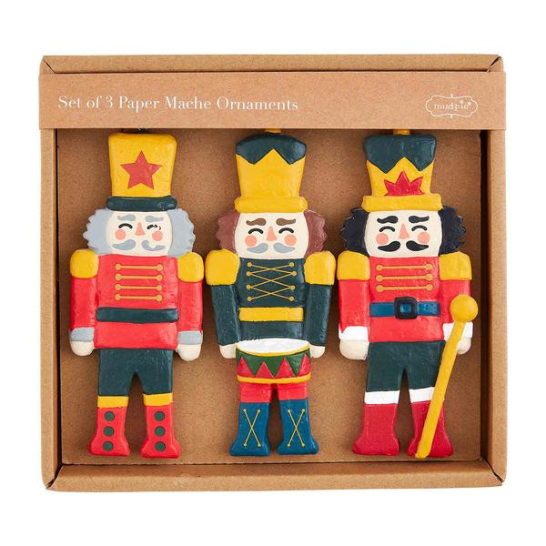 Nutcracker Boxed Ornament Set | Mud Pie