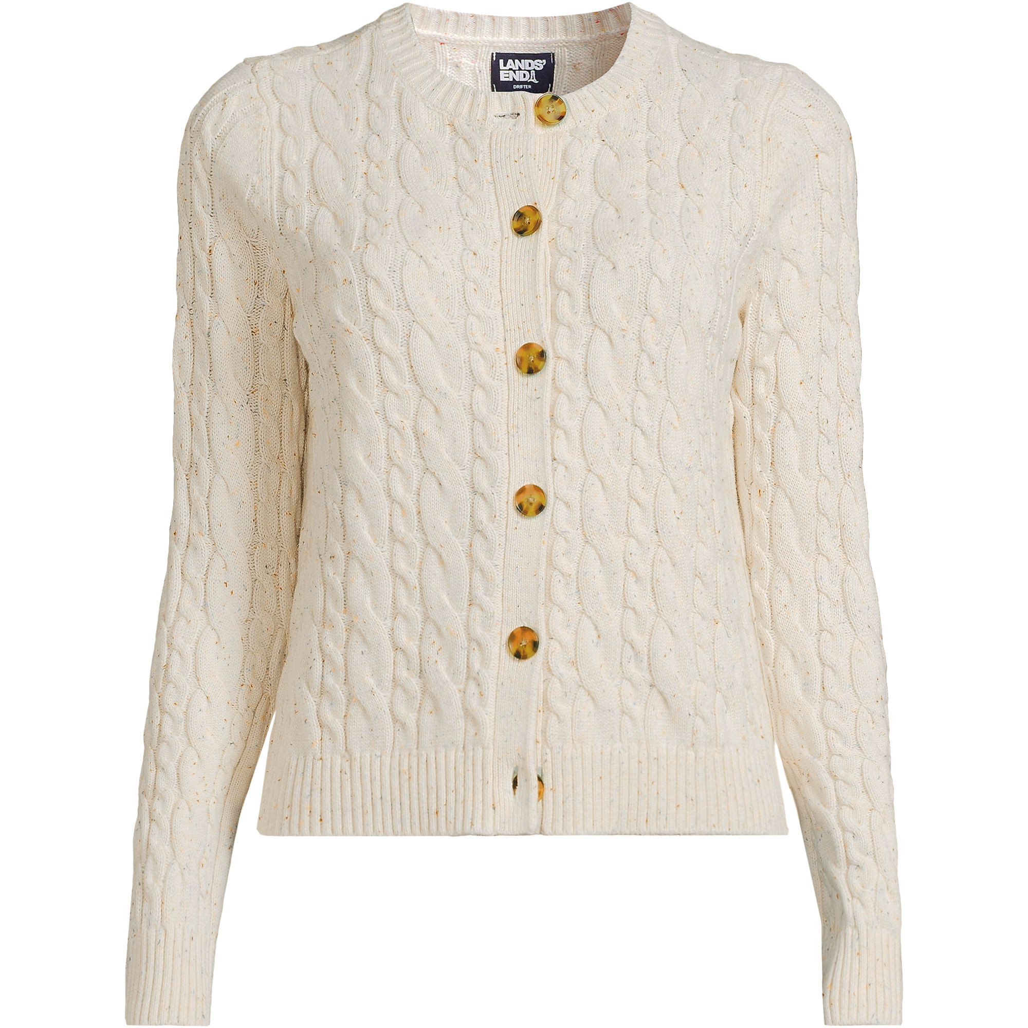 Women's Drifter Cable Cardigan Sweater | Lands' End (US)