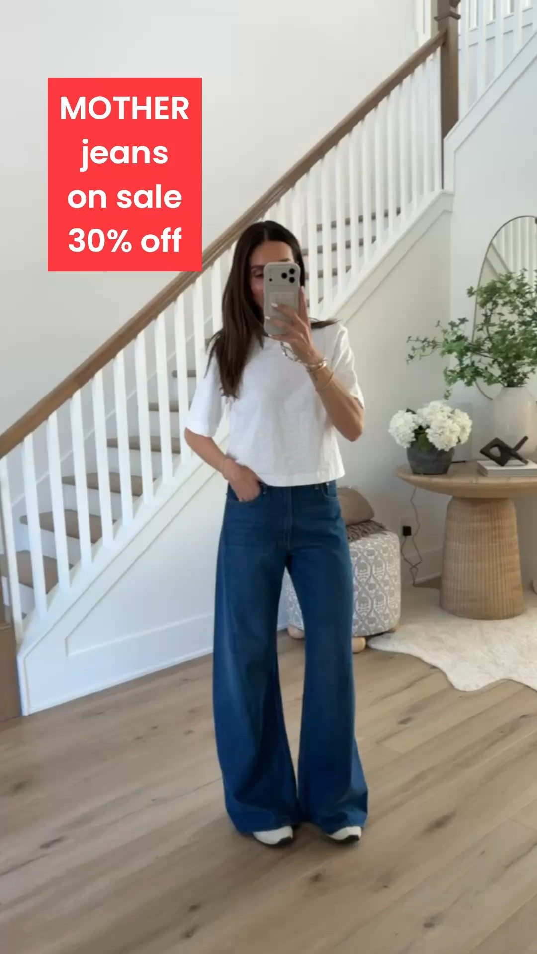 Mother Lemon Twist Jeans on sale 30% off. New Balance sneaker on sale.

#LTKSaleAlert #LTKOver40