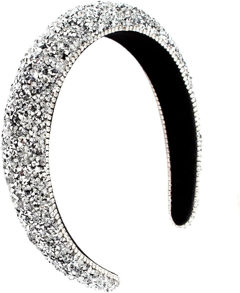 FASOTY Rhinestone Headbands for Women Christmas Fashion Handmade Crystal Diamond Bling Headbands ... | Amazon (US)