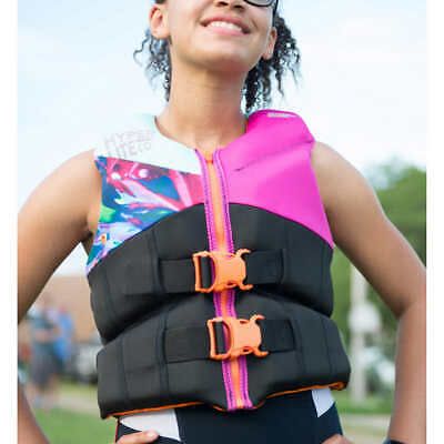 Hyperlite Girl's Youth Life Vest Type III 50-90 lbs Swimming Jacket NEW | eBay US