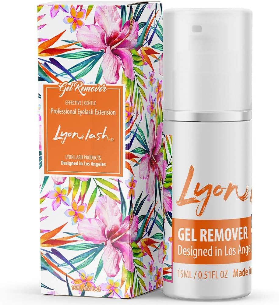 Lyon Lash Gel Remover for Professional Eyelash Extensions 15ml | Quickly Dissolves Powerful Eyela... | Amazon (US)