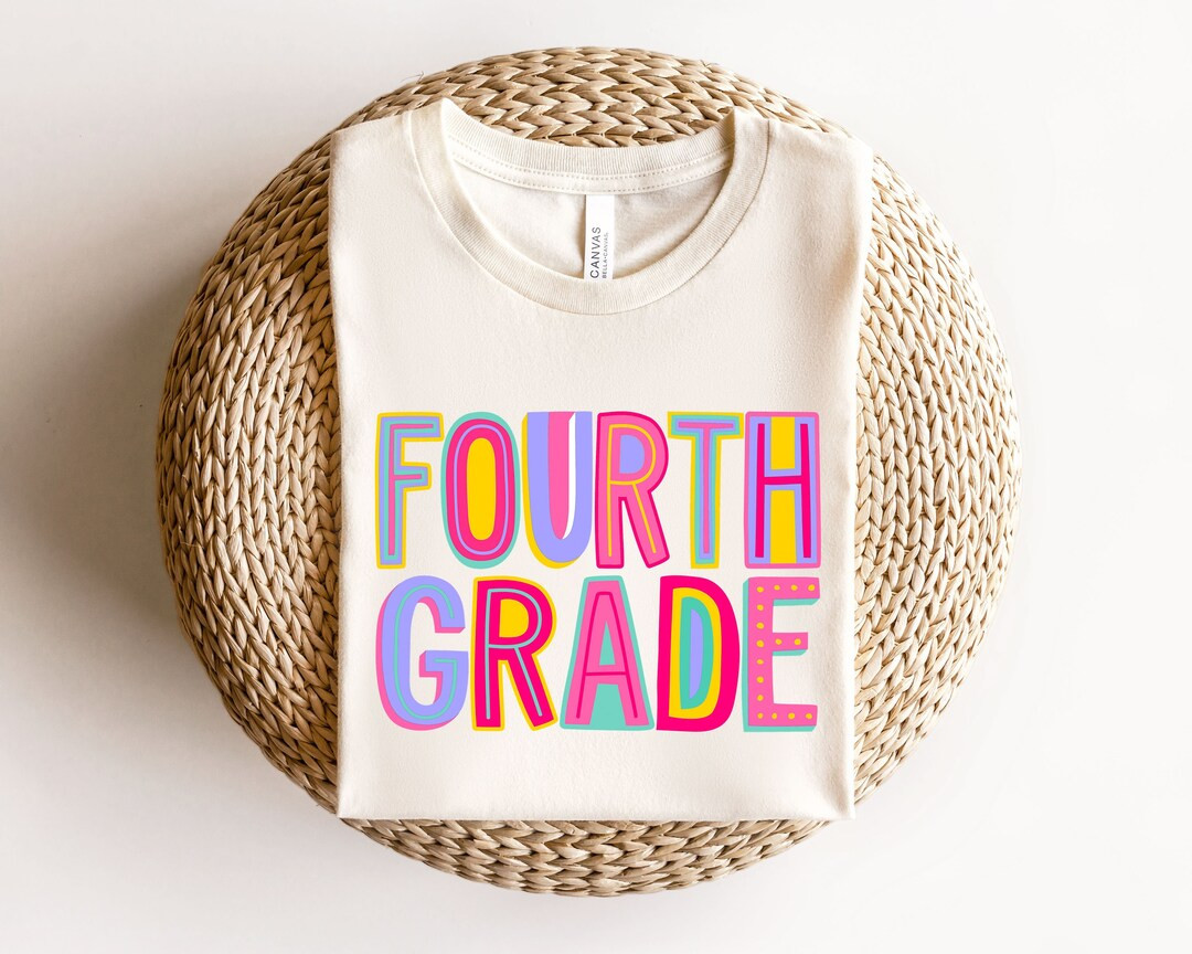 Fourth Grade Rainbow Shirt, 4th Grade Squad Shirt, Fourth Grade Squad Shirt, 4th Grade Shirt, Fou... | Etsy (US)