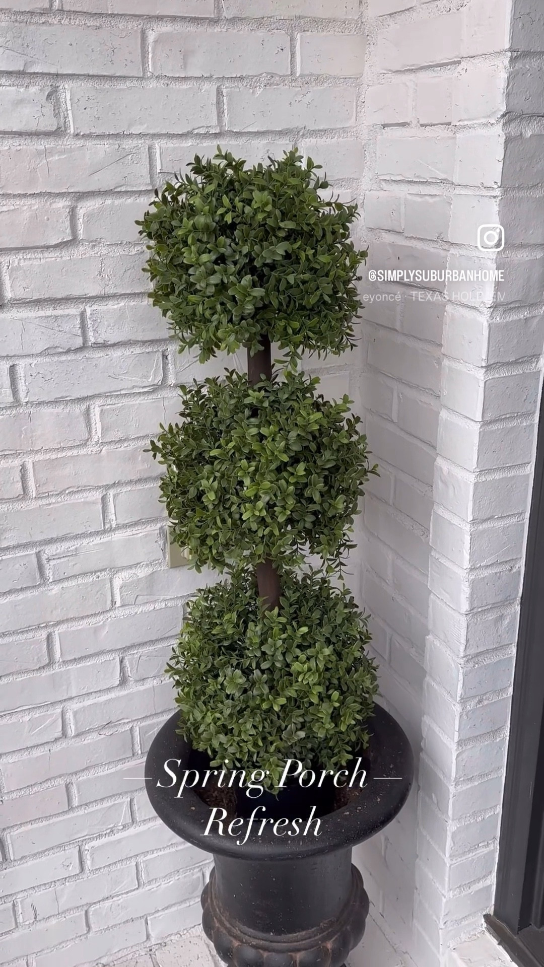 Front porch, planters, faux plants, faux outdoor plants, front porch plants, spring, summer, back porch plant, spring porch refresh

#LTKSeasonal #LTKstyletip #LTKhome