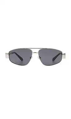 Banbe Earle Sunglasses in Silver & Smoke from Revolve.com | Revolve Clothing (Global)