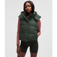 lululemon – Women's Wunder Puff 600-Down-Fill Cropped Vest – Color Green – Size 14 | lululemon IE
