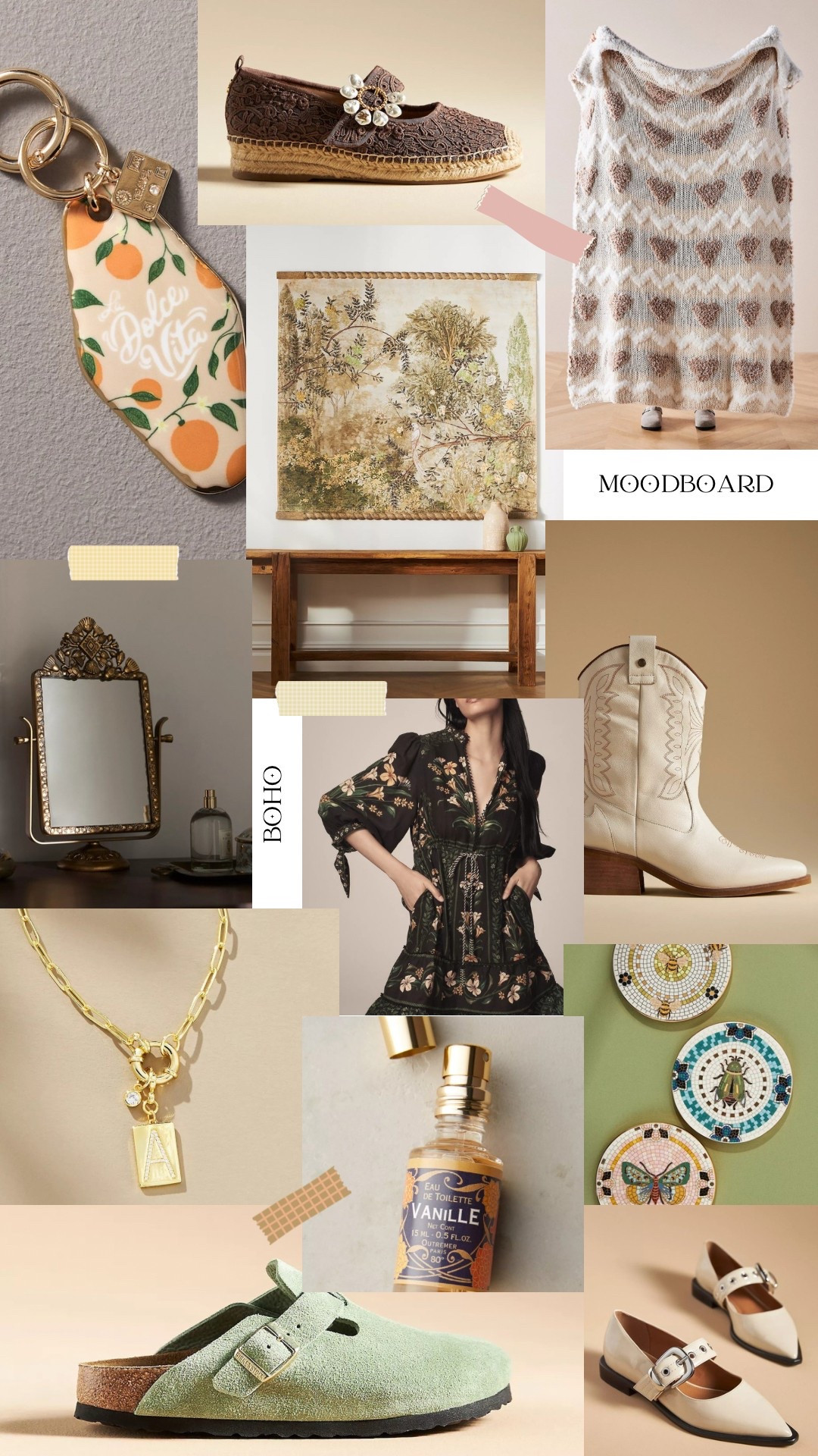 Anthropologie Boho Mood Board for Spring & Summer | Effortless Style & Home Inspo

Step into spring and summer with a dreamy boho chic mood board curated entirely from Anthropologie. From embroidered dresses and statement jewelry to earthy textures and artful home decor, this collection is all about effortless style with an artistic, laid-back vibe. Whether you’re refreshing your wardrobe or giving your space a seasonal lift, these pieces bring that perfect balance of whimsy, elegance, and wanderlust into your everyday life.


boho chic style
bohemian fashion
boho summer outfits
spring boho aesthetic
anthropologie finds
boho accessories
boho home decor
earthy tones
boho mood board
boho vibes
coastal boho
romantic boho
western boots
lace espadrilles
layered jewelry
boho living room
vanilla perfume
vintage mirror
eclectic home style
cottagecore fashion

#LTKHome #LTKStyleTip #LTKShoeCrush