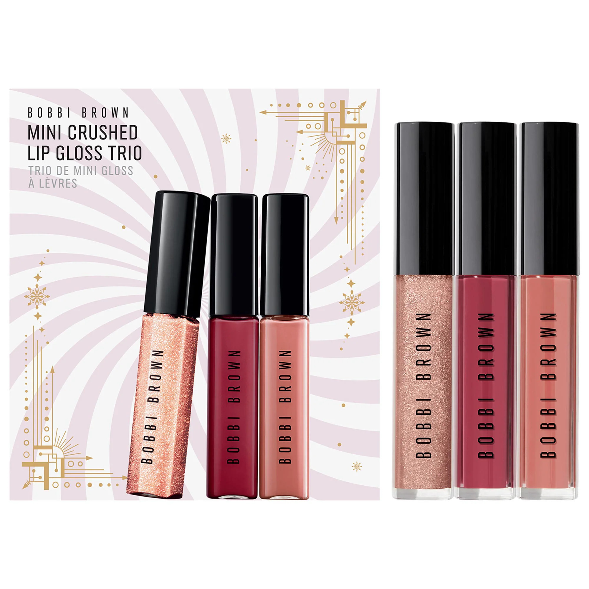 Bobbi Brown Mini Crushed Oil-Infused Lip Gloss Gift Set Trio 3 x 0.135oz/3 x 4ml | Sephora (US)