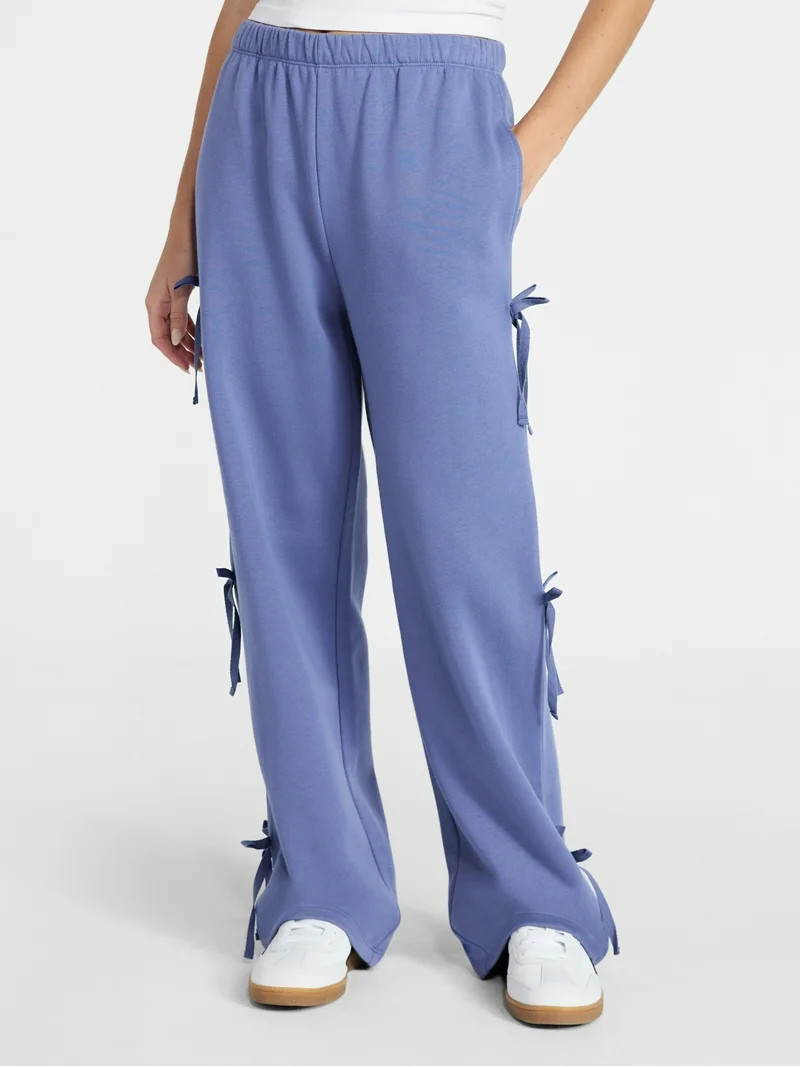 No Boundaries Ribbon Fleece Pants, 30.5'' Inseam, Women's XXS-XXL | Walmart (US)