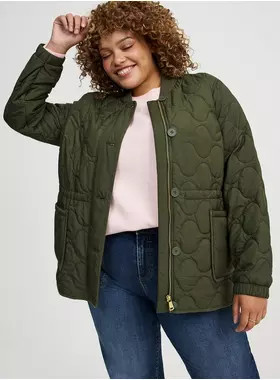 Quilted Cinch Waist Jacket | Torrid (US & Canada)