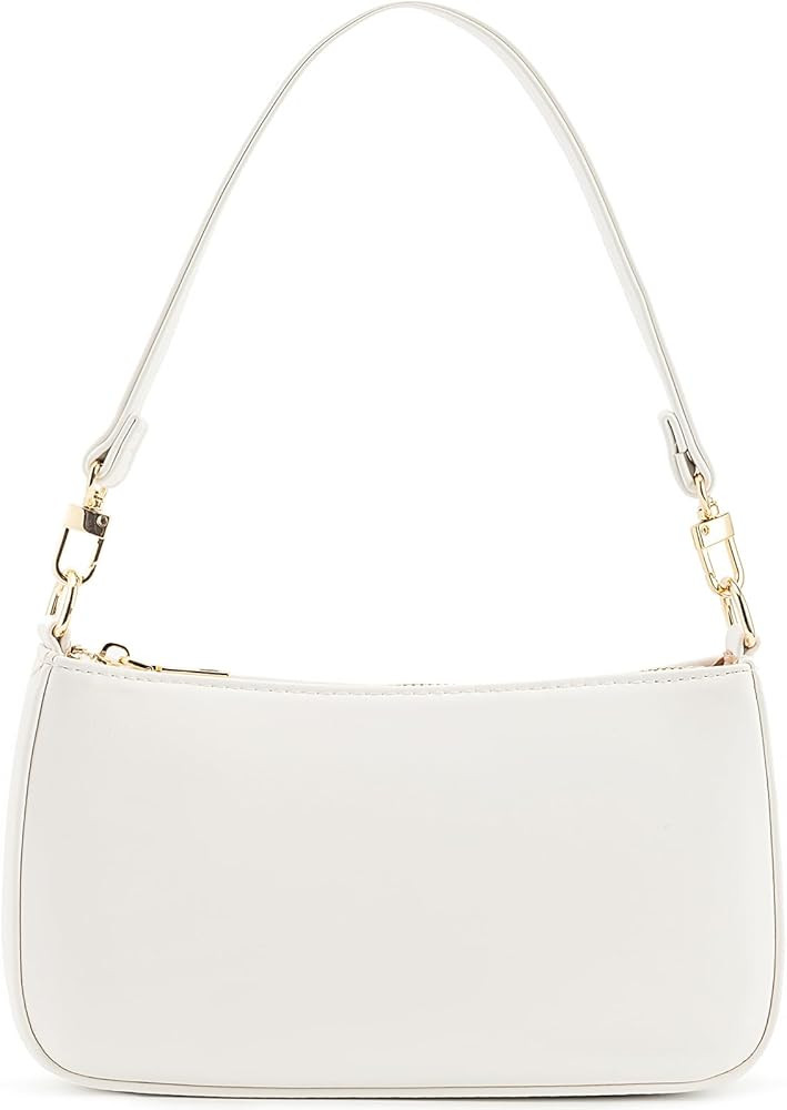 NIUEIMEE ZHOU Shoulder Bag for Women Retro Vegan Leather Classic Tote HandBags Purses with Zipper... | Amazon (US)