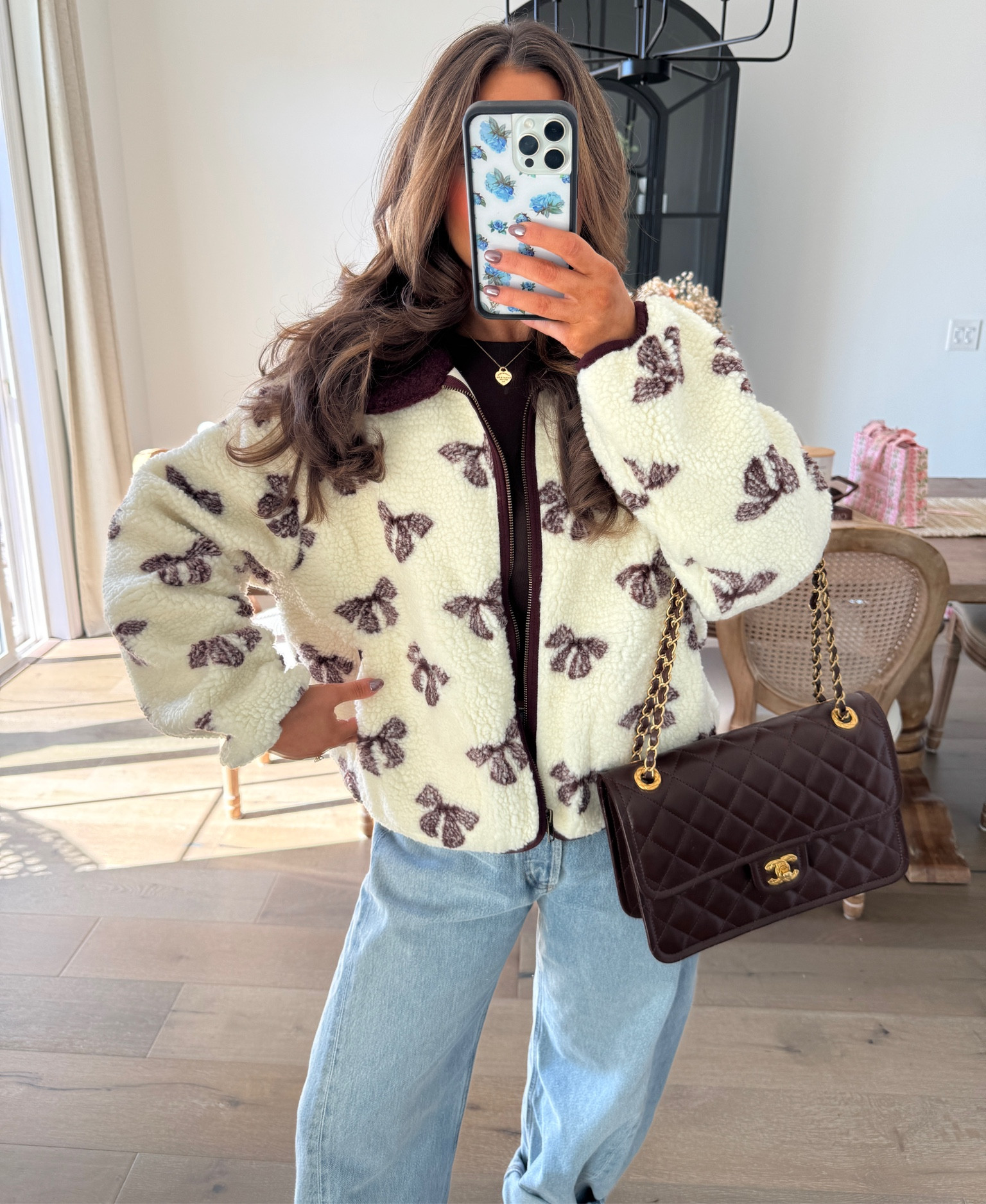 Wrap yourself in cozy charm – this Sherpa bow jacket blends soft warmth with a sweet touch of elegance, perfect for crisp fall days.

#LTKTravel #LTKSeasonal #LTKStyleTip