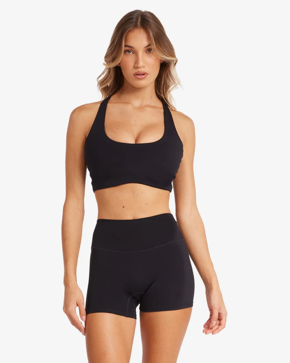 Serenity Jasmine Crop | Black | Crop Shop Boutique AU