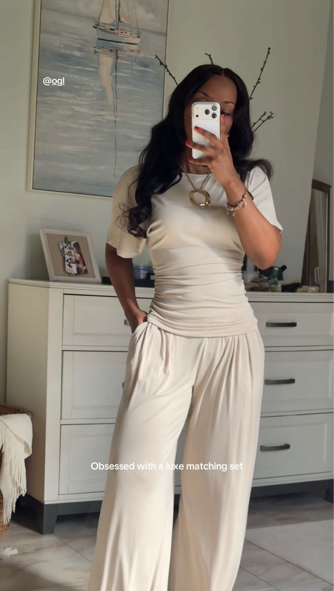 The most perfect trouser and top matching set exists and OGL Move makes it. This set is soft and in a perfect neutral. It gives a snatching effect and looks so elevated!

#LTKootd #LTKPetite
