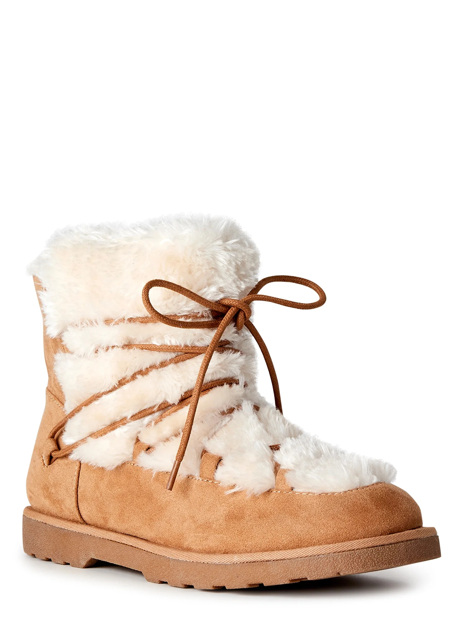Portland Boot Company Women’s Faux Fur Short Boot | Walmart (US)