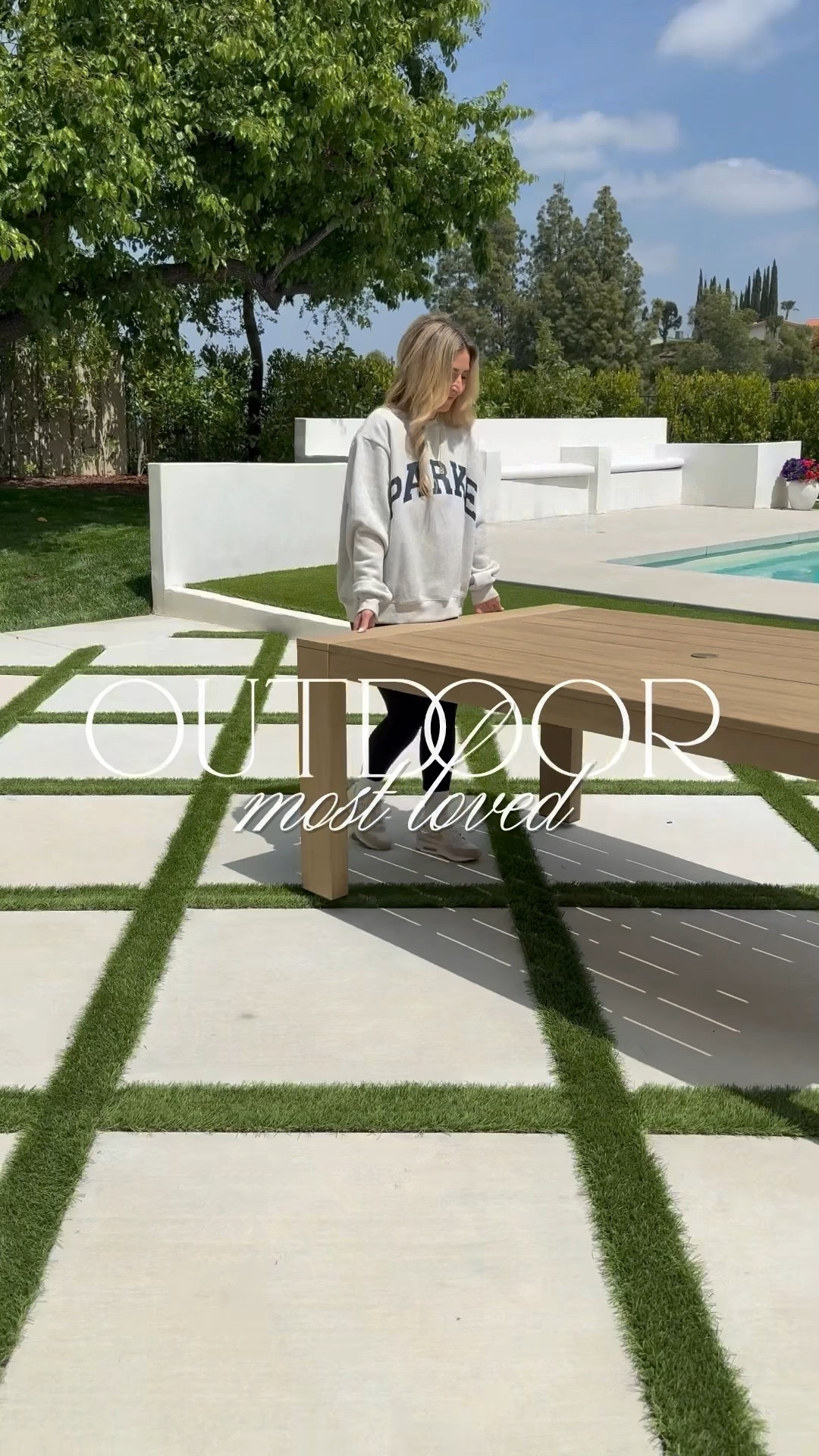 Outdoor most loved favorites! Including my extendable dining table in the color Reef, beverage console with built in cooler, scalloped patio umbrella and umbrella base, and Amazon modern solar landscape lighting!

#LTKSaleAlert #LTKSummerEdit #LTKHome