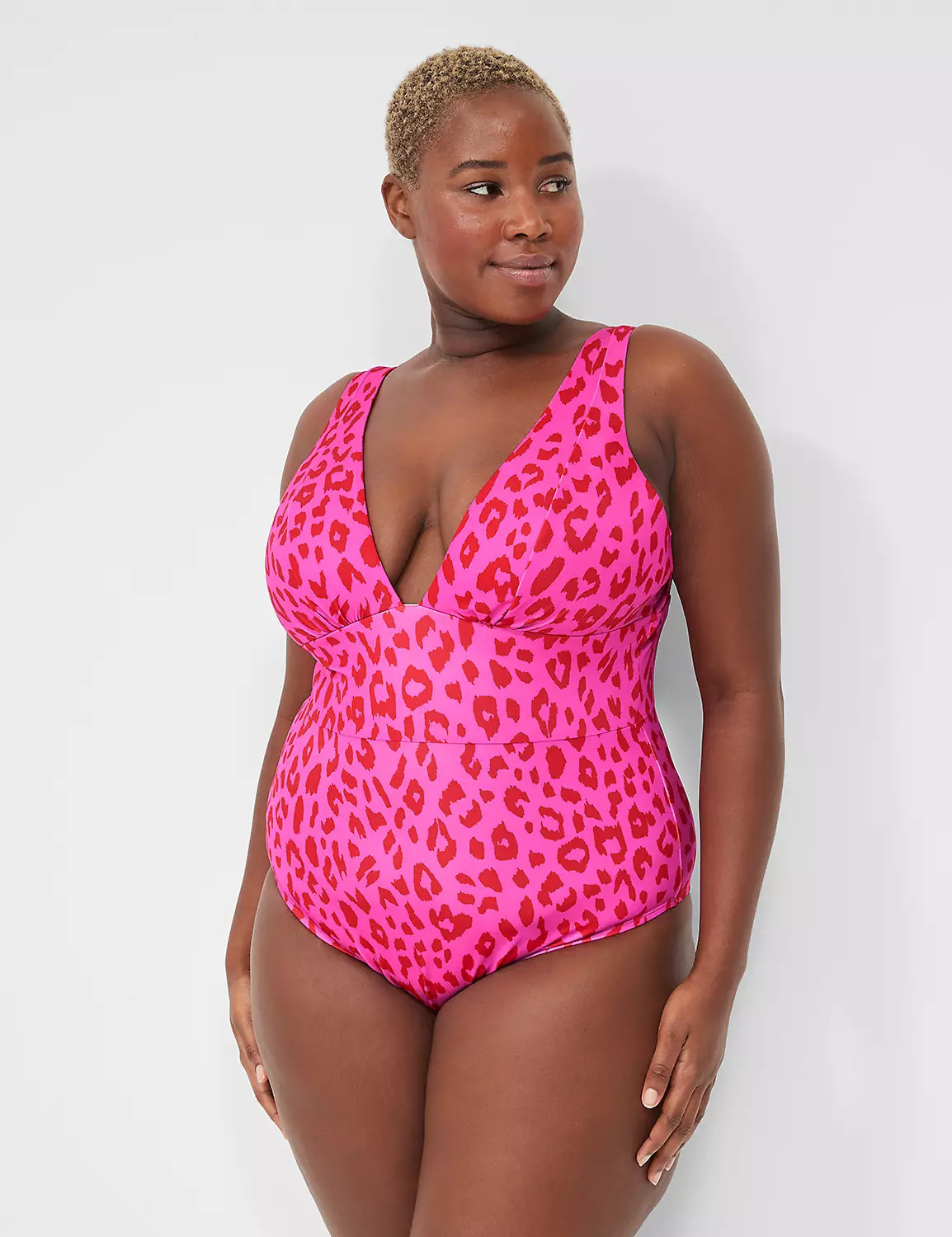 No-Wire Plunge One-Piece | LaneBryant | Lane Bryant (US)