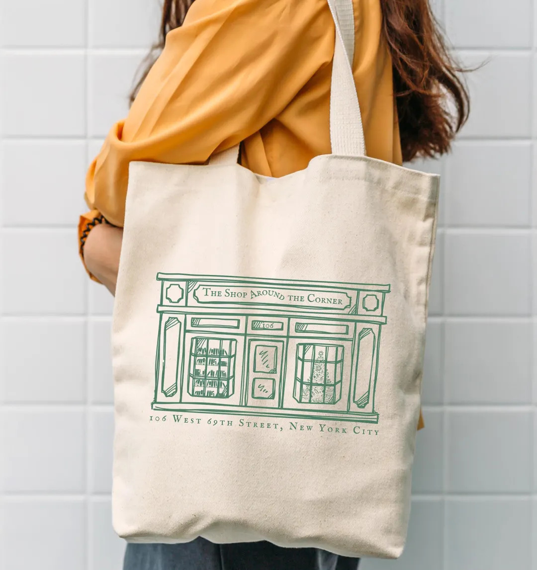 The Shop Around the Corner You've Got Mail Cotton Canvas Tote Bag, Nora Ephron 90's Movie Totebag... | Etsy (US)