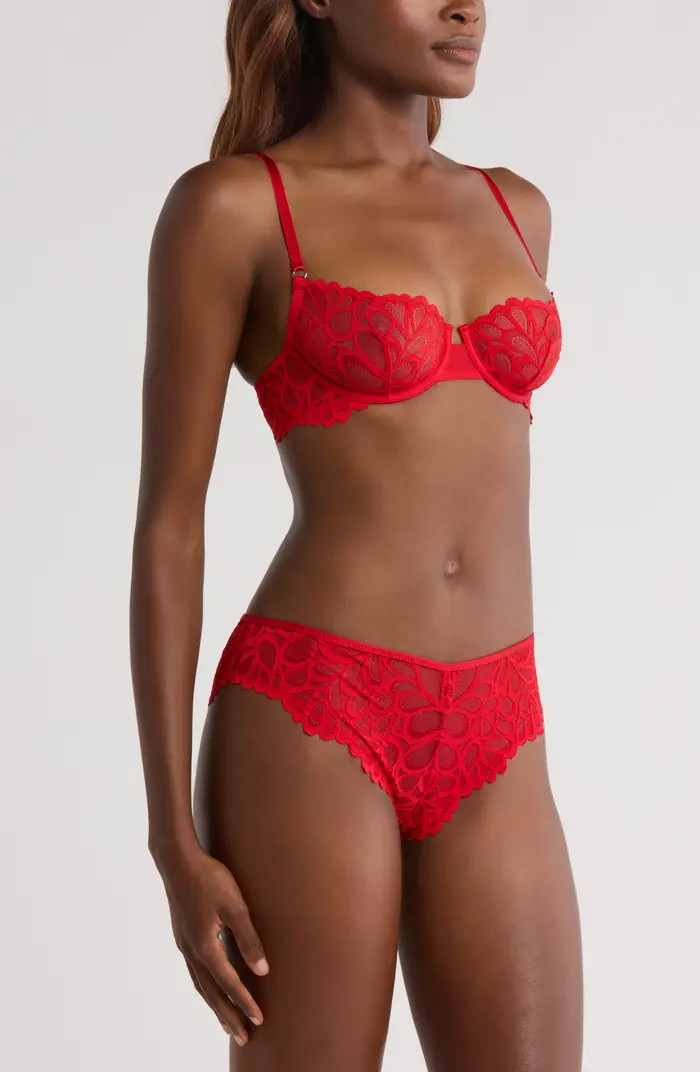 SAVAGE X FENTY Savage Not Sorry Lace Cheeky Panties | Nordstrom | Nordstrom