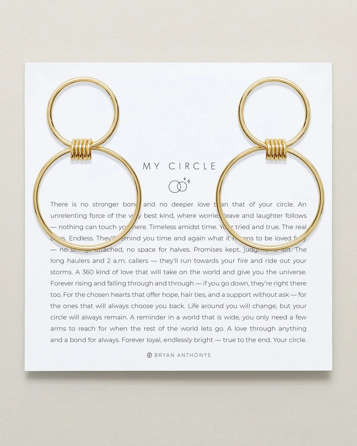 My Circle Statement Earrings | Bryan Anthonys