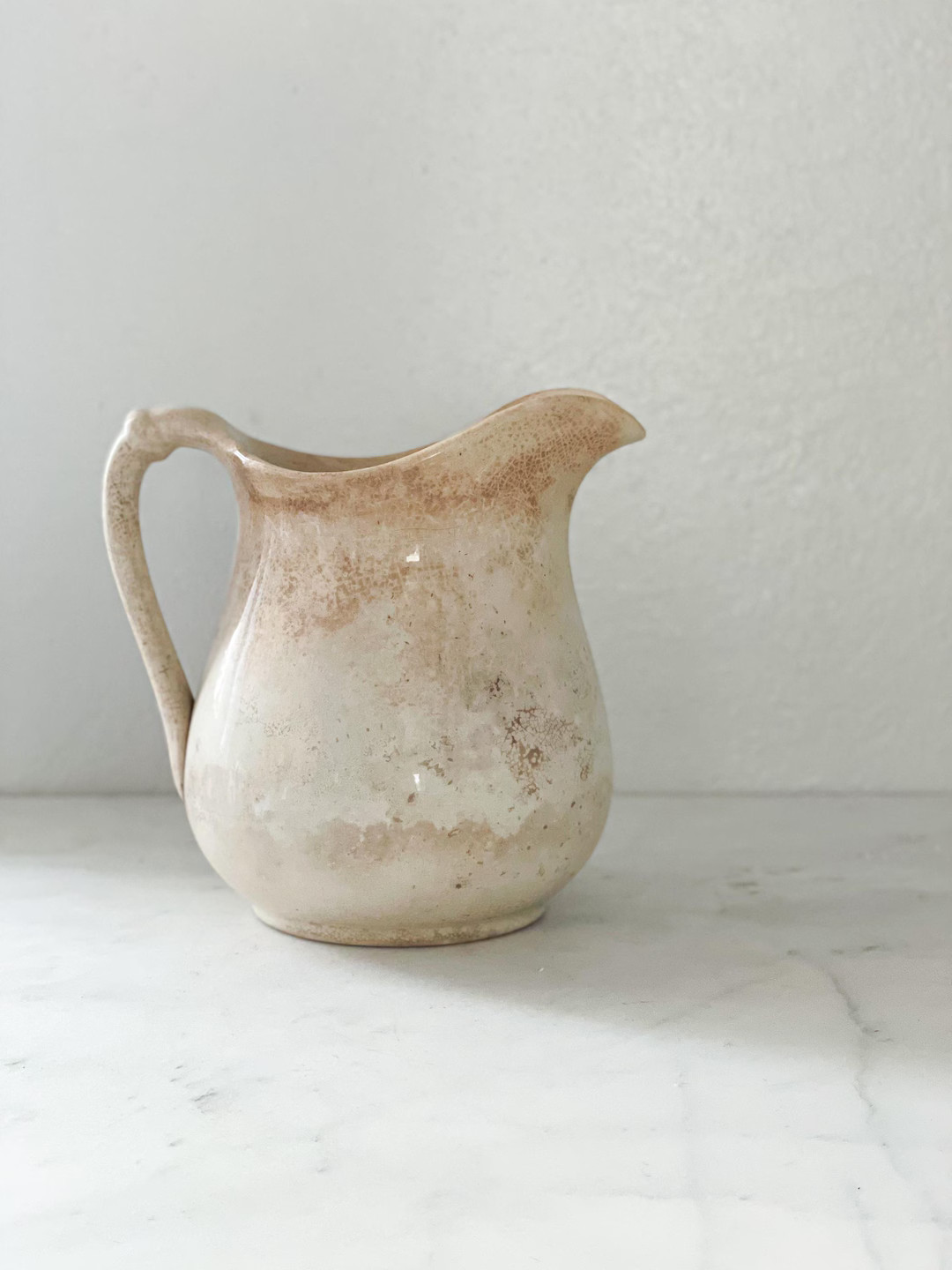 Stained Ironstone Pitcher - Etsy | Etsy (US)