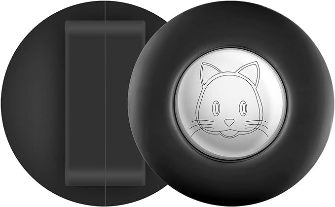 Airtag Cat Collar Holder(2Pack), Silicone Apple Air Tag Case Cover for Smaller Than 0.8inch Pet C... | Amazon (US)